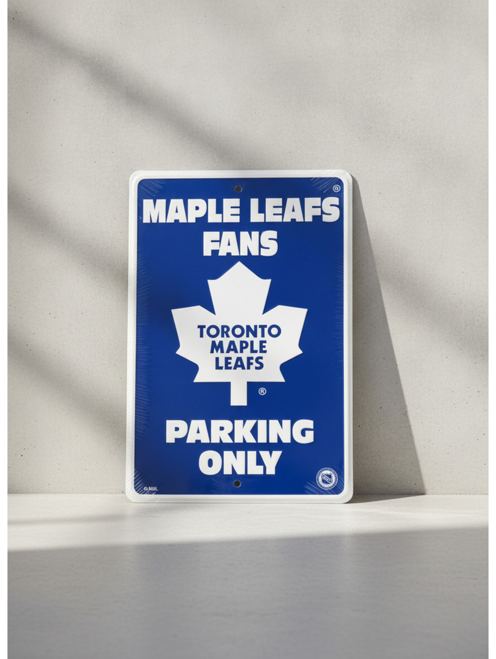 Toronto Maple Leafs Fans Parking Only Metal Sign -NEW